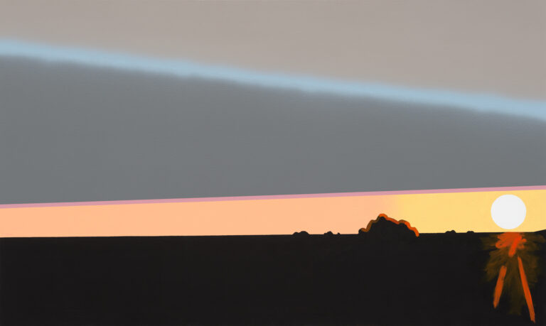 Sunrise/sunset landscape painting