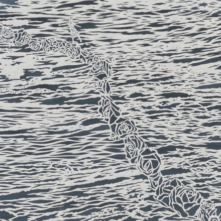 Bovey Lee - Star - Girl on Rose Border (detail)