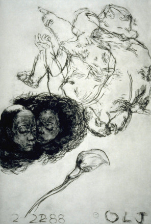 Oliver Lee Jackson - Intaglio Drypoint VII