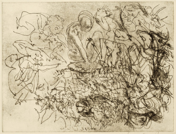 Oliver Lee Jackson - Intaglio Print XVI