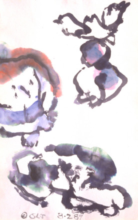 Oliver Lee Jackson - Watercolor (8.2.89-II)