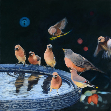 Diane Andrews Hall - Birdbath (Good News)
