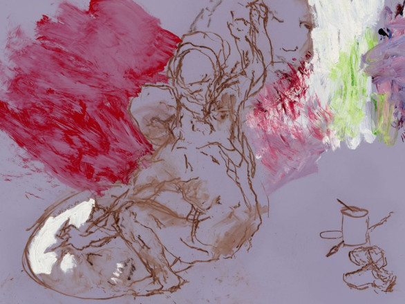 Oliver Lee Jackson - Untitled 7.21.25 (detail)