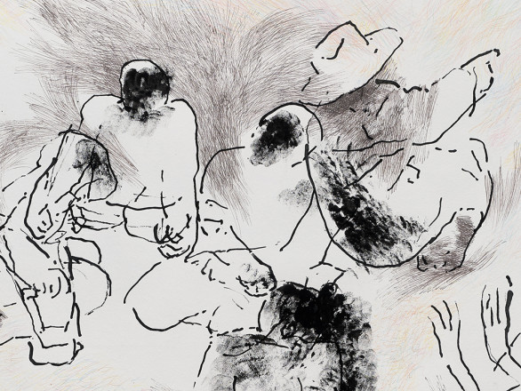 Oliver Lee Jackson - Drawing (11.25.86) (detail)