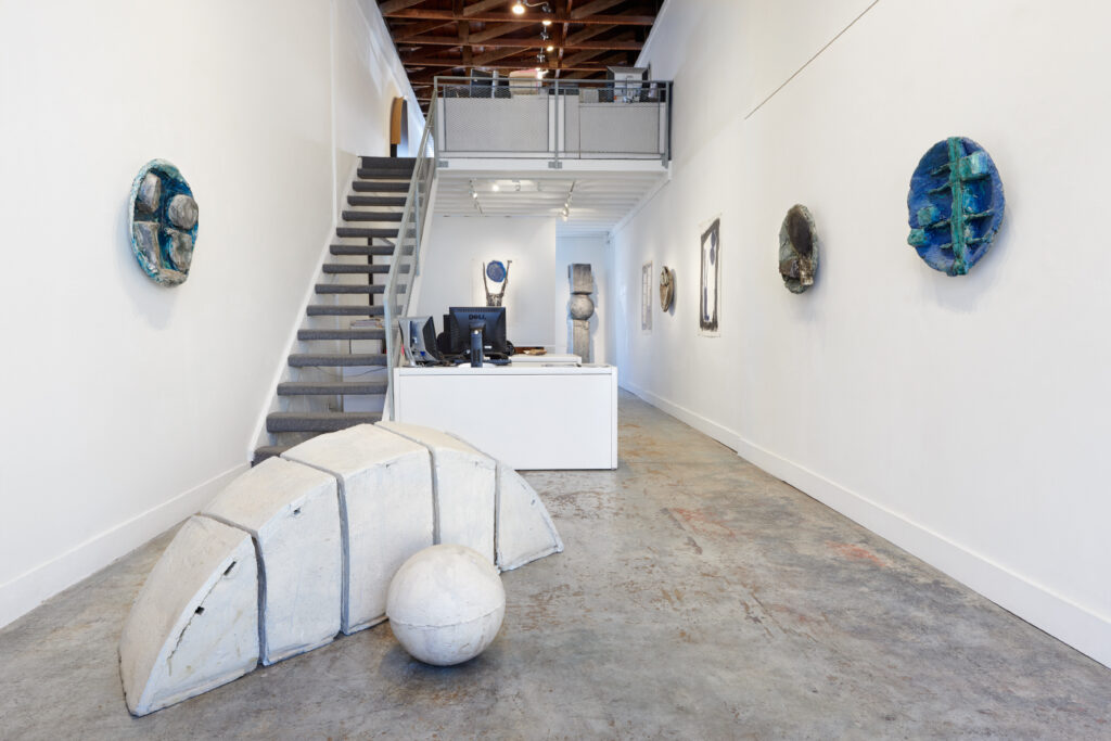 Gallery installation view of Dennis Gallagher