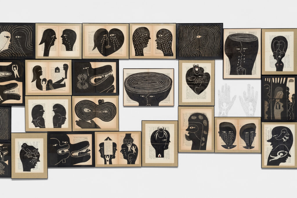 Installation of Yen-Hua Lee drawings