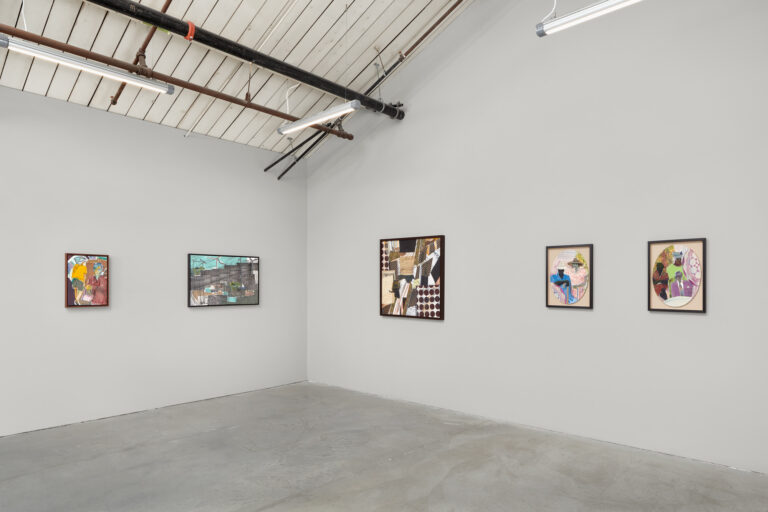 Installation view in gallery of Phoebe Beasley